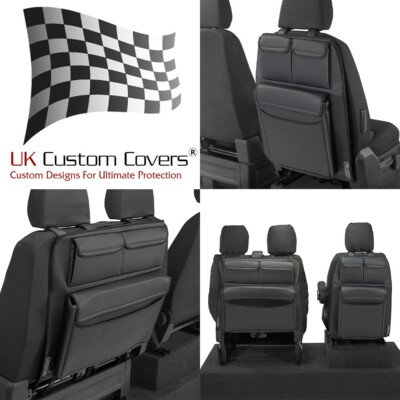 TOYOTA PROACE SEAT STORAGE ORGANISERS LEATHERETTE - BLACK