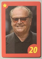 JACK NICHOLSON, COOL ! PALADONE COLLECTOR'S CARD, MINT ! AWESOME !