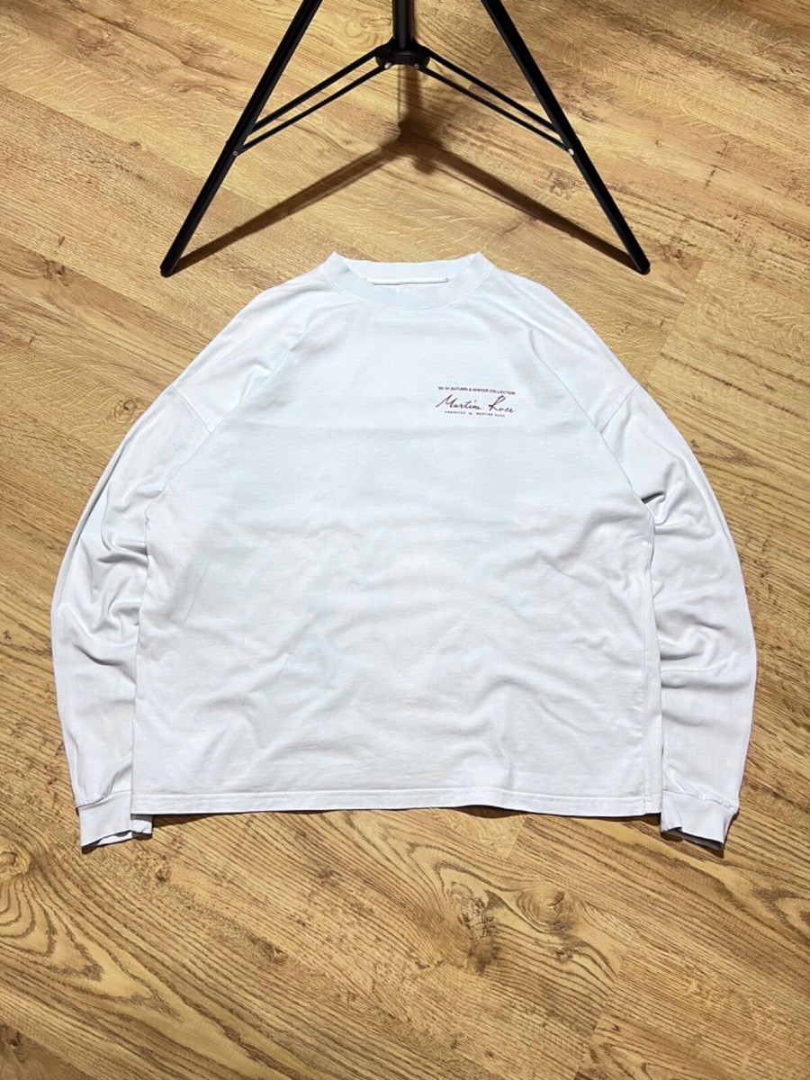 Martine Rose ハイネックロングTシャツ 確実正規品 Martine Rose 90-91 Autumn & Winter Collection Long Sleeve T