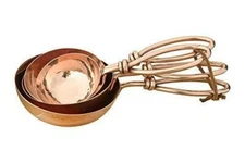 Creative Co-op Hammered Copper Plated ~ Stainless Steel Measuring Cups