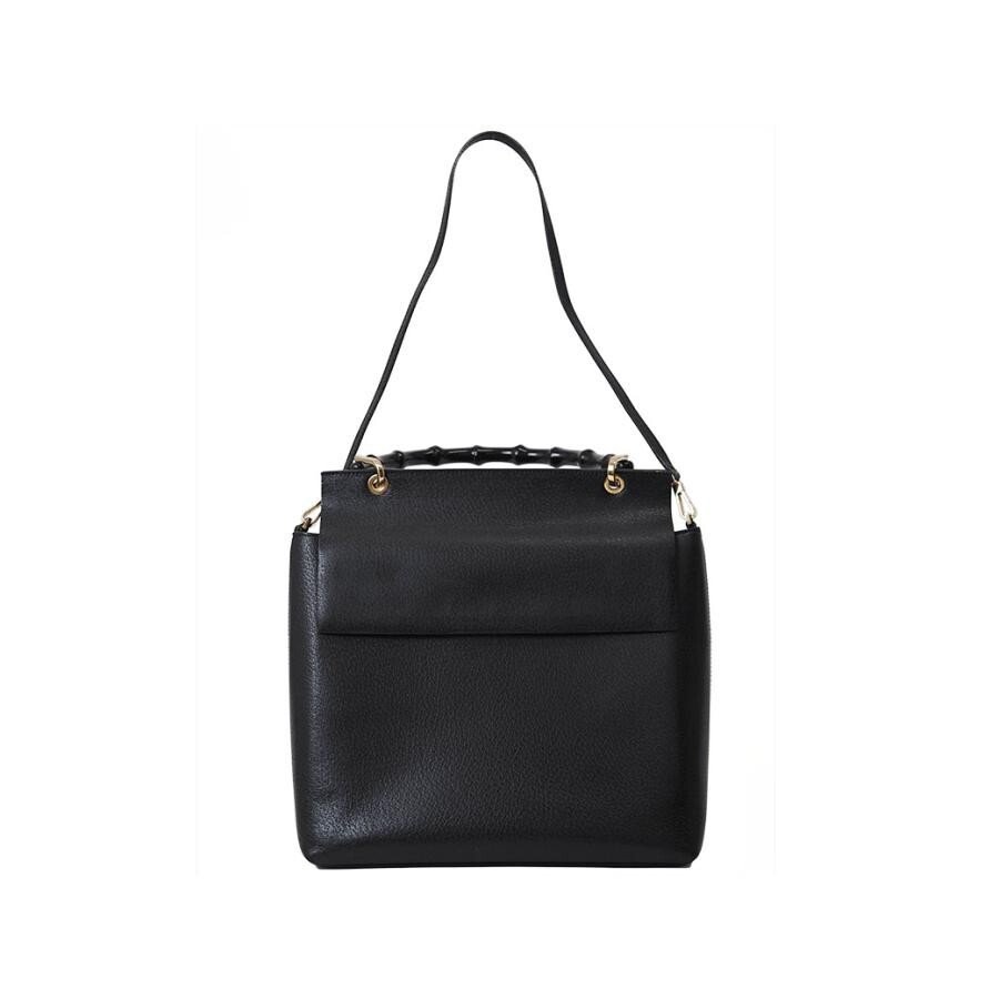 Bamboo handle2way bag／モノトーンレオパ Mauve Bamboo Look Handle Bag X63113 | LASCANA