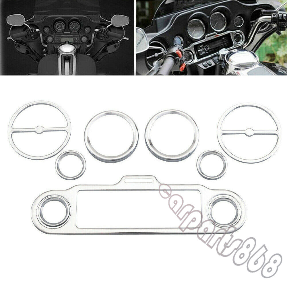 Chrome Inner Fairing Trim Kit Fit For Harley Davidson Electra Street