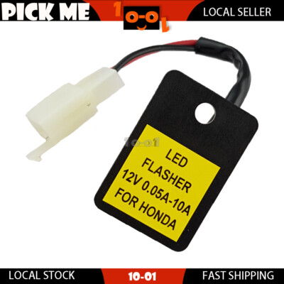 12V 0.05-10A LED FLASHER RELAY PLUG 2 PIN Fit HONDA CB 700SC Nighthawk S