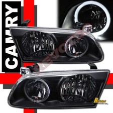 Black Halo Headlights Head Lamps 1 Pair For 2...
