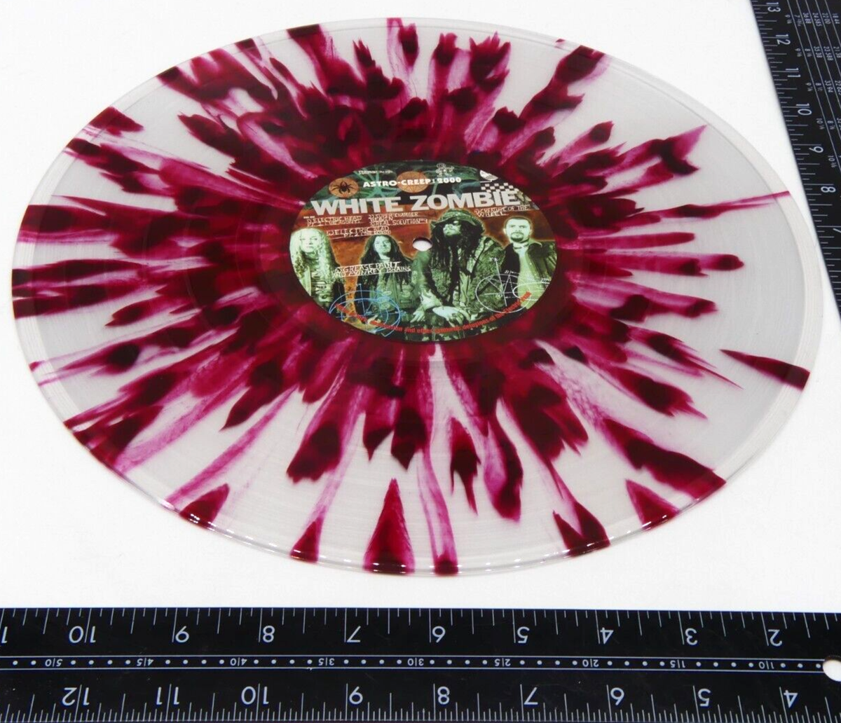 White Zombie Astro-Creep: 2000 Music Vinyl Record LP Album Red