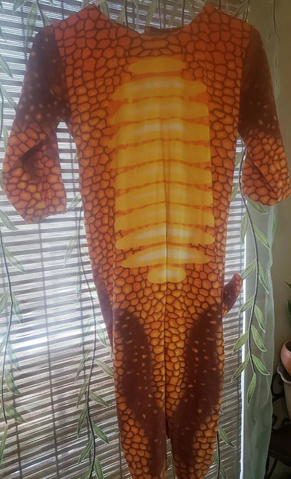 Dinosaur Costume Baby Toddler Kids Triceratops Halloween Fancy Dress Youth Large - Image 2 of 4