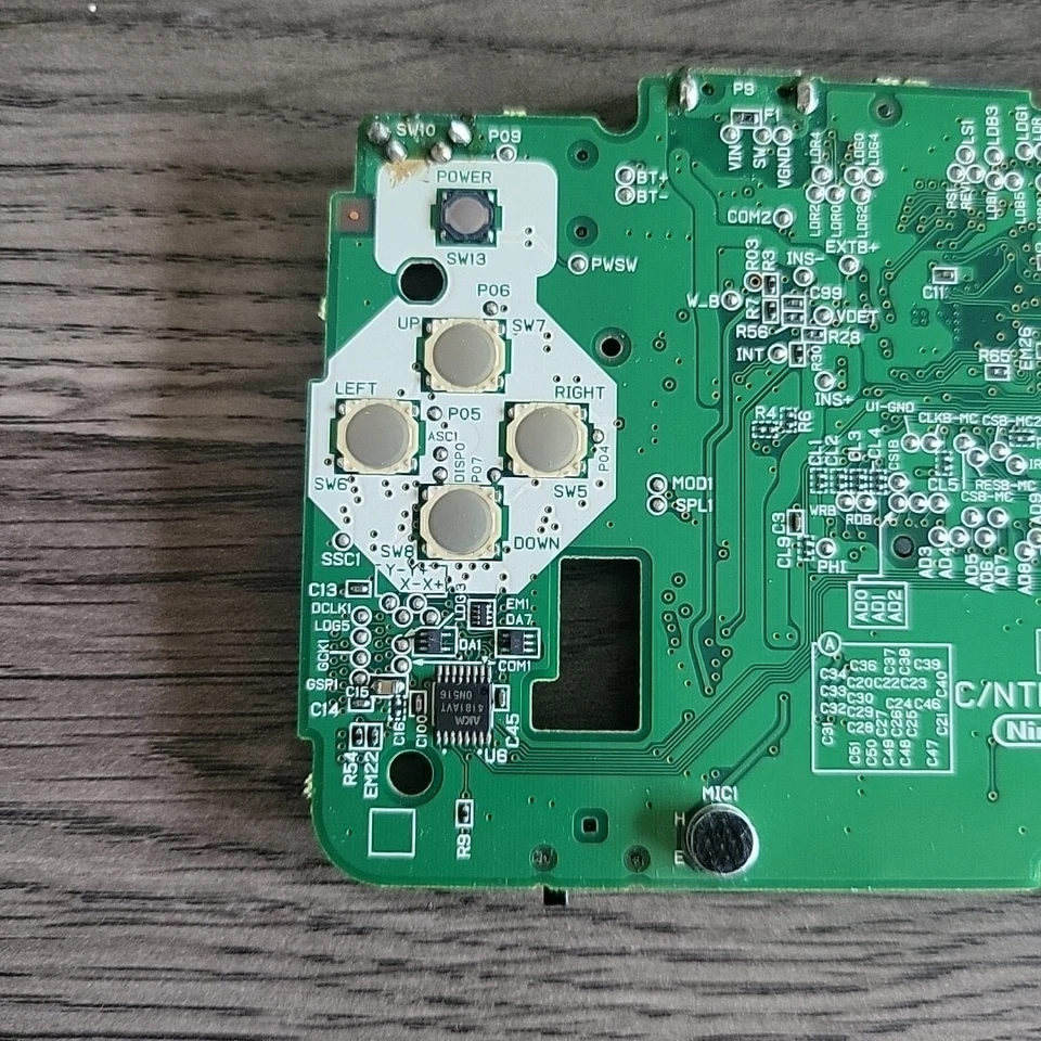 Placa madre de repuesto original Nintendo DS NTR-001 NTR-CPU-01 - probada y funciona Foto 3 de 4