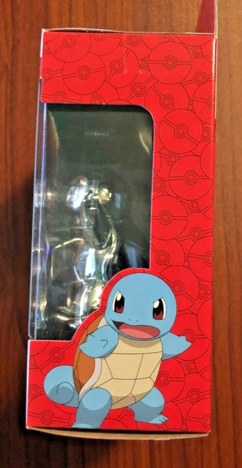 SQUIRTLE Pokemon 25 Aniversario Plata Cromo Figura Jazwares SELLADO DE FÁBRICA Foto 3 de 4