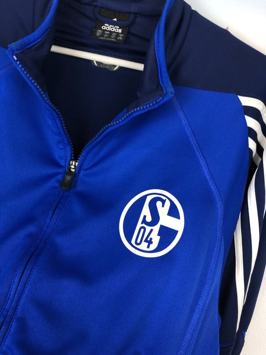 Vintage Adidas FC Schalke 04 Football Jacket Soccer Mens