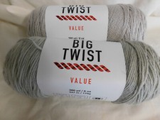Big Twist Value lot of 2 Soft Grey Dye Lot 655304