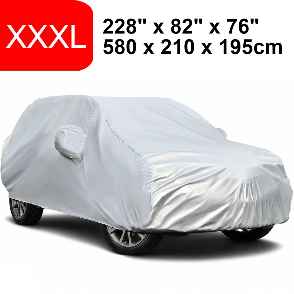 3XL Cubierta de Coche SUV Impermeable Lluvia Polvo UV Nieve Exterior Protector para GMC Acadia Foto 2 de 4