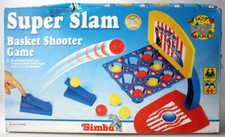 JUEGO DE DISPAROS DE CANASTA SUPER SLAM VINTAGE AÑOS 90 BALONCESTO SIMBA ¡NUEVO!