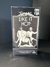 1984 "Some Like It Hot" VHS Marilyn Monroe CBS FOX 1959 Film