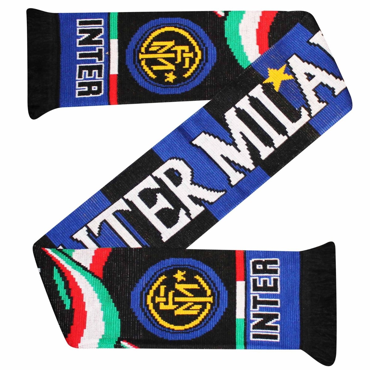 Inter Milan Crest Football Fans Scarf, Forza Inter Crest Fans
