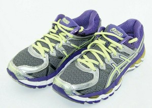 asics roxo e verde