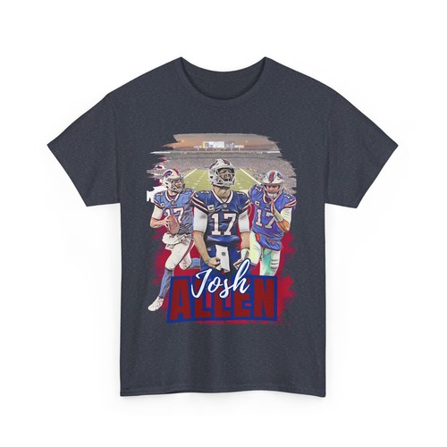 Josh Allen Fan Art T-Shirt, Buffalo Bills Tee, Football Player Gift, Unisex Tee - 第 40/45 張圖片