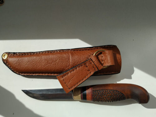 Finnisches Pukko Jagdmesser mit Scheide | Handarbeit - Bild 4 von 8