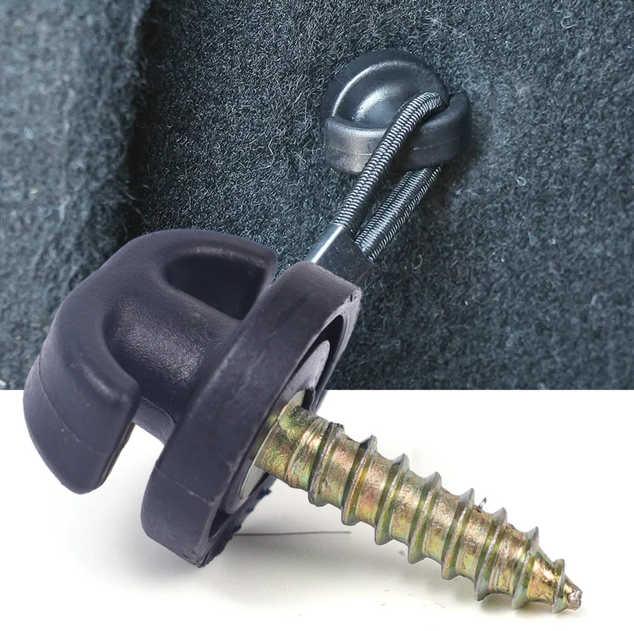 2X Heavy-Duty Car Trunk Envelope Cargo Net with Adjustable Tie Down Hooks for Secure Storage and Hanging Accessories