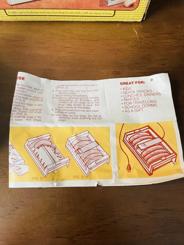 Van Wyck The Hot Dog Machine Vintage as Seen on Tik Tok - Picture 8 of 8