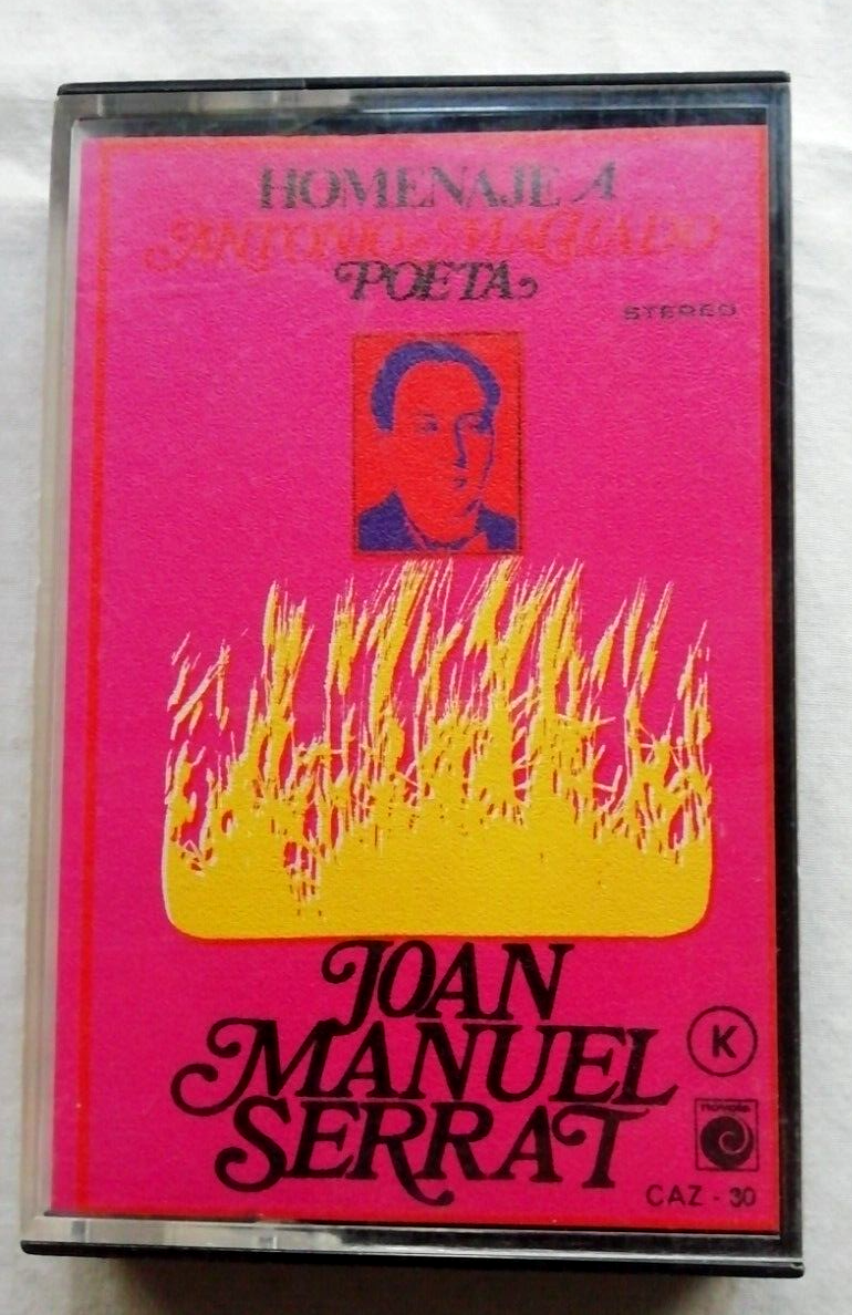 Joan Manuel Serrat Homenaje a poeta Cinta cassette tape La Saeta