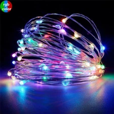 2M 3M 4M 5M 10M LED Christmas Tree Fairy String Party Light Lamp Xmas Waterproof