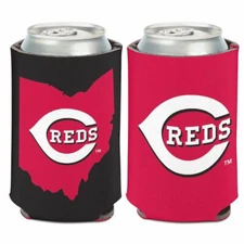 CINCINNATI REDS STATE SHAPE KADDY KOOZIE CAN HOLDER BRAND NEW WINCRAFT 👀⚾