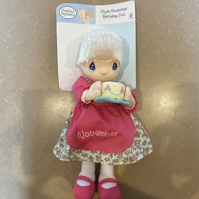 Precious Moments Plush NOVEMBER Birthday Doll 2005 Beverly Hills Teddy Bear 12 