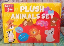Plush Animal Set - 20pcs of Plush Animals and Cards - NEW