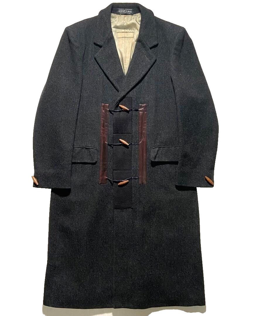 GEOFFREY B.SMALL Chesterfield coat with toggles Geoffrey B