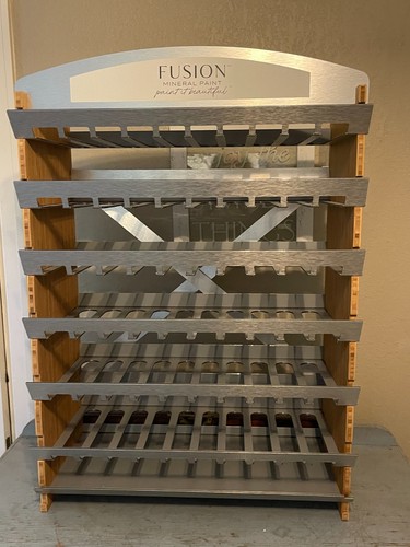 Fusion Mineral Paint Merchant items Tester Display Case holds 60 kinds with 5 ea