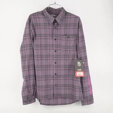 Troy Lee Designs Grind Flannel YD Shirt Men's M Button Long Sleeve Plaid 