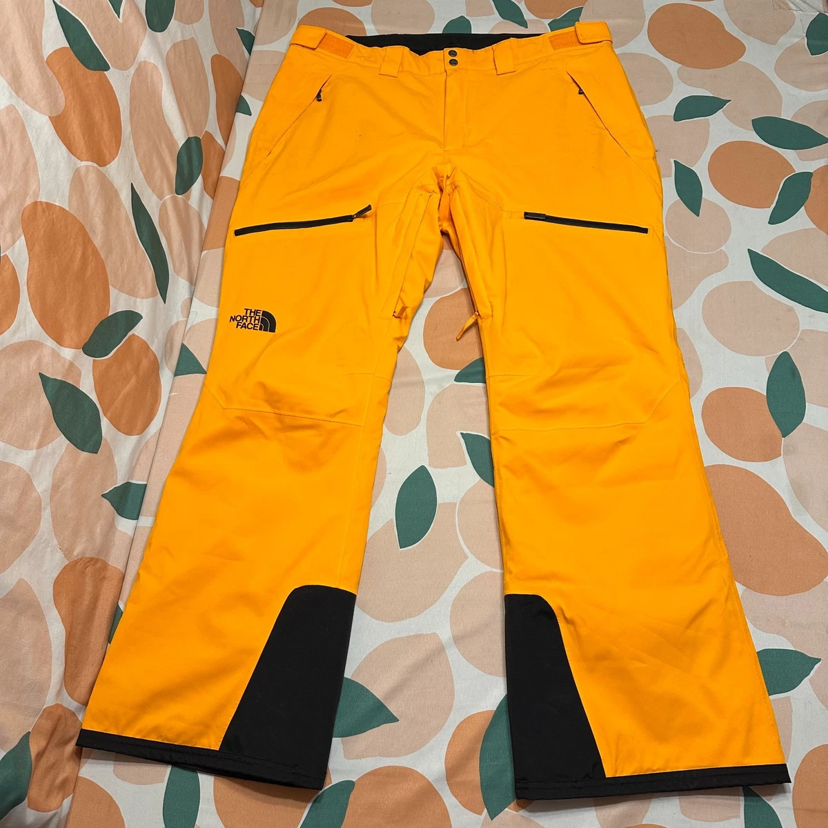 The North Face Men Orange Winter Sports Snow Pants & Bibs for sale