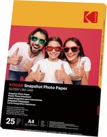 A4 Fotopapier 25 Blatt, 180G/M², Hochglanz, Tintenstrahl, Schnelltrocknend