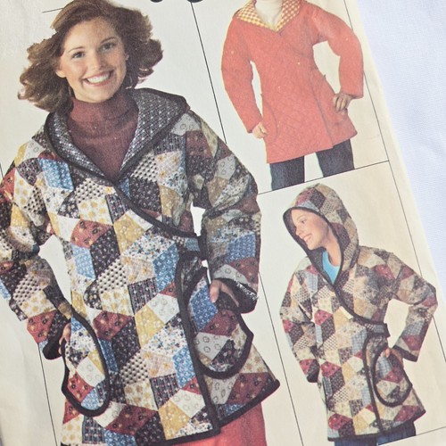 Simplicity 7651 Vintage Steppmantel Muster Brustumfang 31,5-32,5