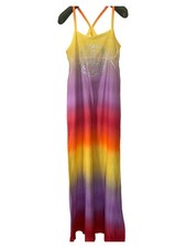 Calzedonia Damen Freizeitkleid Maxikleid S Mehrfarbig Casual Farbenfroh