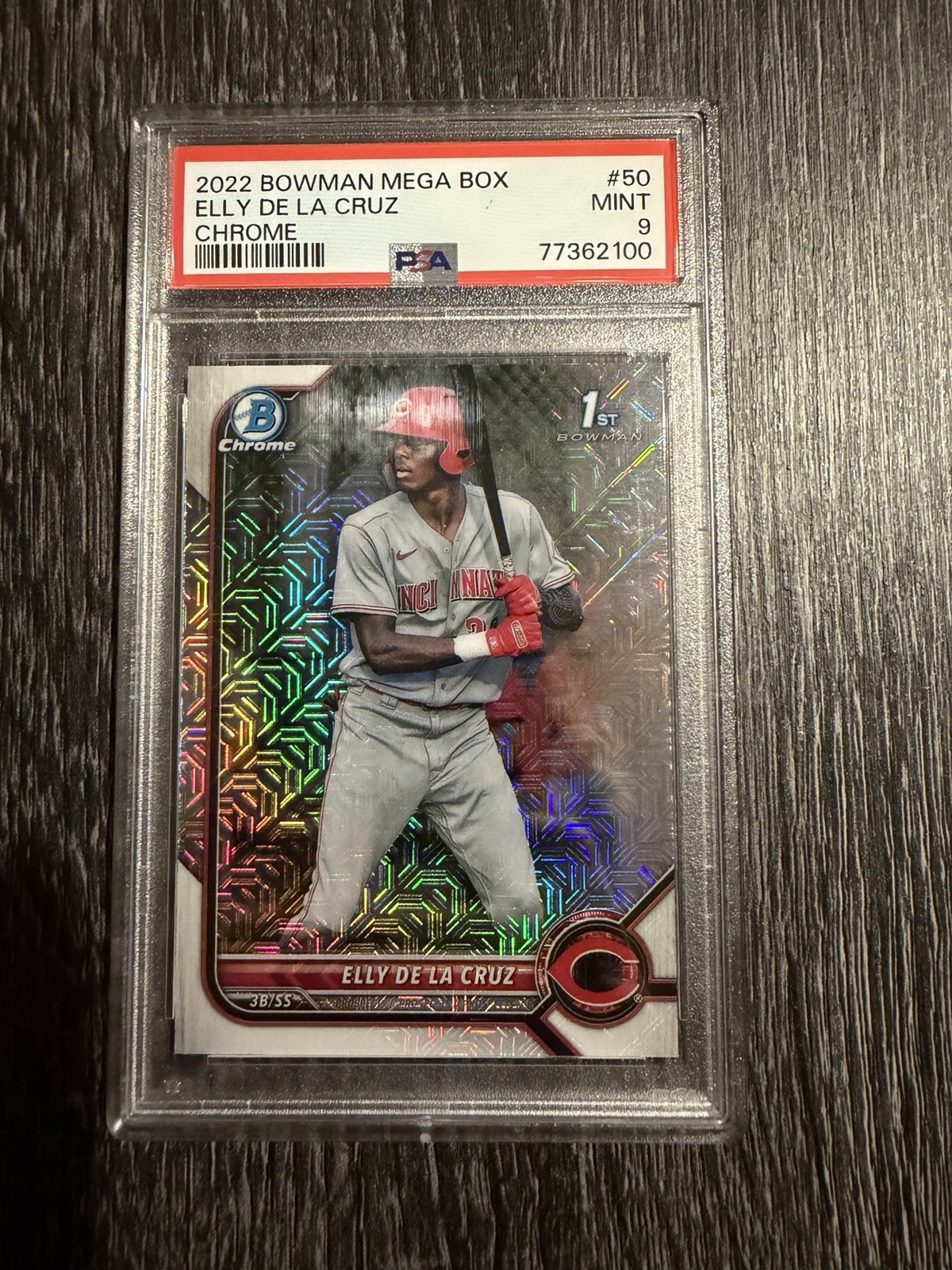 2022 Bowman Chrome Prospects Elly de La Cruz #BCP-50 PSA 10
