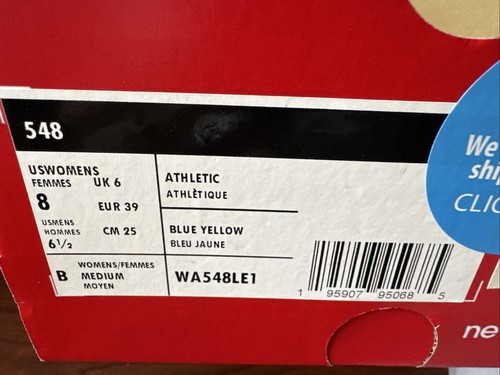New Balance Women's 548 V1 Running Shoes Size: 8 (WA548LE1) - Picture 18 of 18