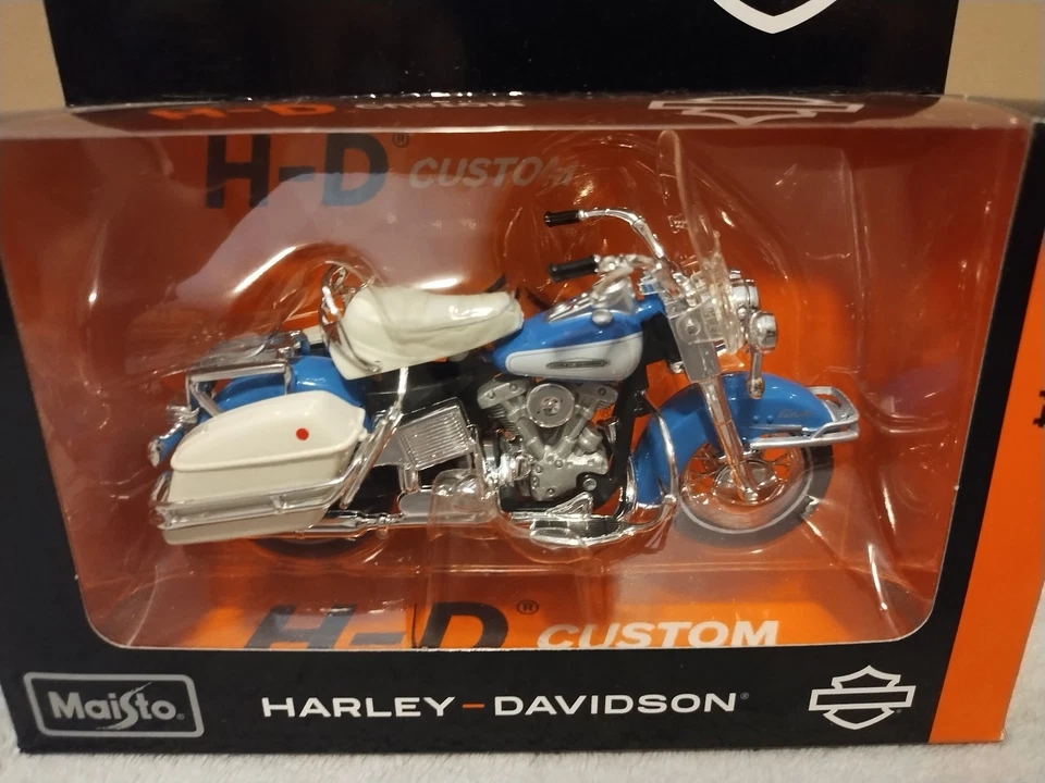 Maisto Harley Davidson 1966 FLH Electra Glide Series 44 1:18 Die Cast - 2025 Foto 2 de 4