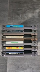 NES Game Lot 6 Games Fire 'N Ice Simpsons Bartman Bart vs World Space Mutants