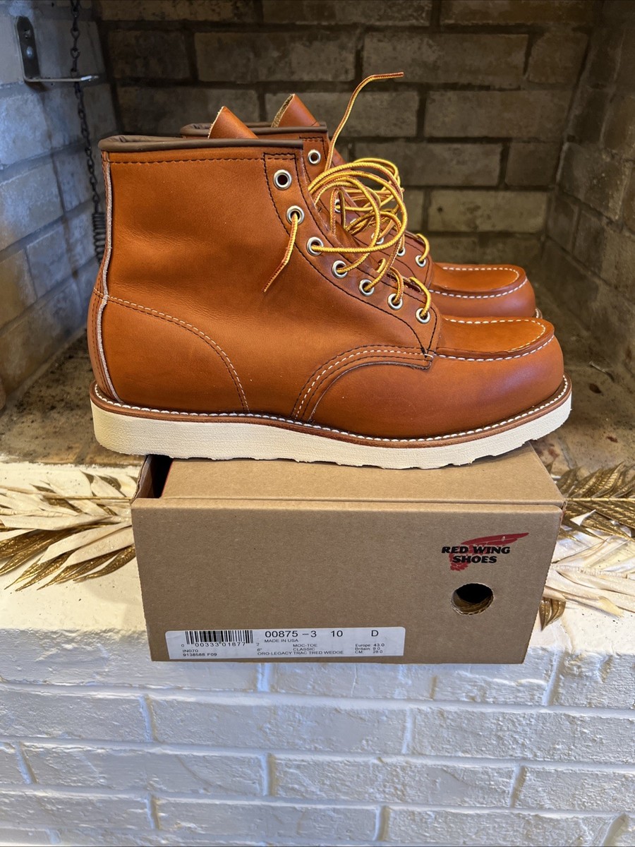 靴 RED WING 9105 10D 28cm Worx by Red Wing Shoes Black Slip Resistant Shoes ASTM 2892