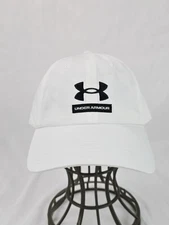 Under Armour UA Men's White OSFM Adjustable Cap Hat Strapback New