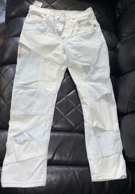Levi s Premium 501 Original Cropped Cut Outs Special Edition Sz  W25 X L 26