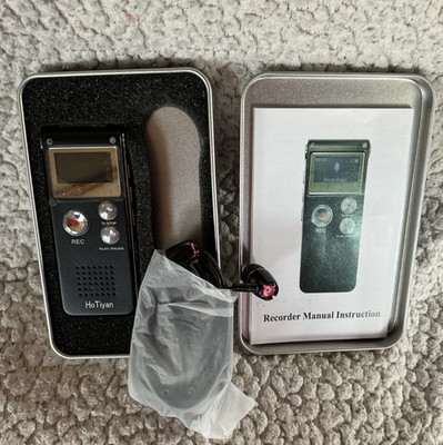 Lecture Digital Voice Recorder Dictaphone Audio MP3 Sound Mini Spy Recorder mic