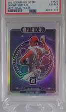 2021 Panini Donruss Optic Mythical Shohei Ohtani #M25 Holo Prizm PSA 6 Angels