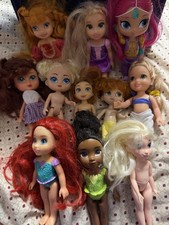 Lot Of Small Disney Shimmer And Shine And More Dolls