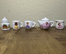 Strawberry Shortcake Miniature Tea Set Ceramic Rare