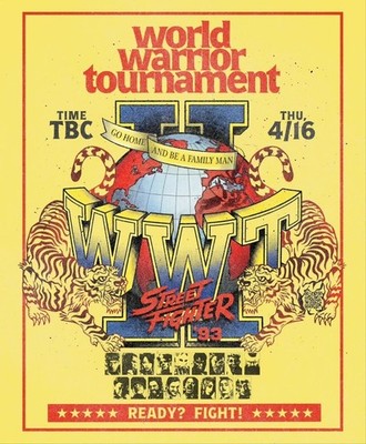 World Warrior Tournament Poster - Street Fighter '93