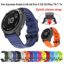 Silicone Watch Band For Garmin Fenix 7 6 5 955 QuickFit Strap