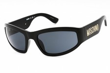 MOSCHINO MOS164-807-55 Sunglasses Size 55mm 140mm 19mm BLACK Men NEW