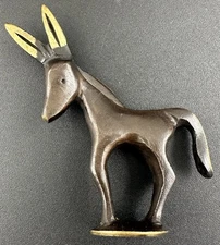 Karl Hagenauer Donkey Miniature Vienna Brass Bronze Big Ear Donkey Horse